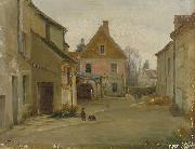 Village street Pierre Edouard Frere